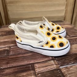 VANS Classic Slip-On Sunflower Shoes