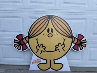 Little Miss Sunshine Themed Standup Cutout Birthday Party Decoration