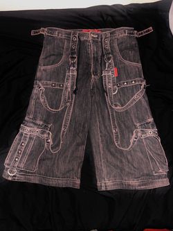 Tripp nyc shorts DENIM STRAP PANT BLACK