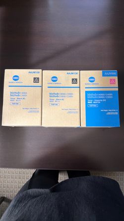 Konica Minolta Toner Black, Magenta