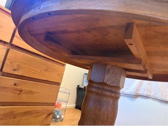Amish made oak table 1980’s