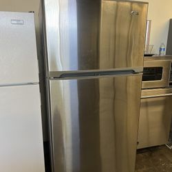 Lg Stainless Steel Top Freezer Refrigerator With Ice Maker 