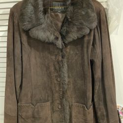 Women’s Suede Jacket $25 Like New! Large
