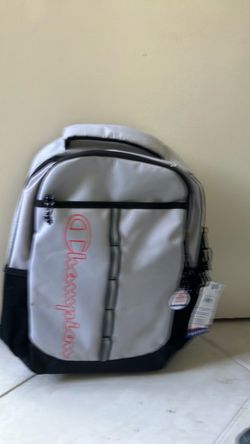 Champion Backpack Silver and Black