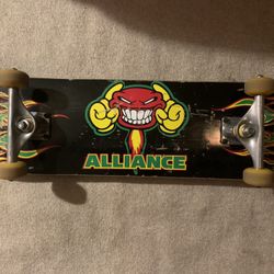 Skate Board w/Alliance Design