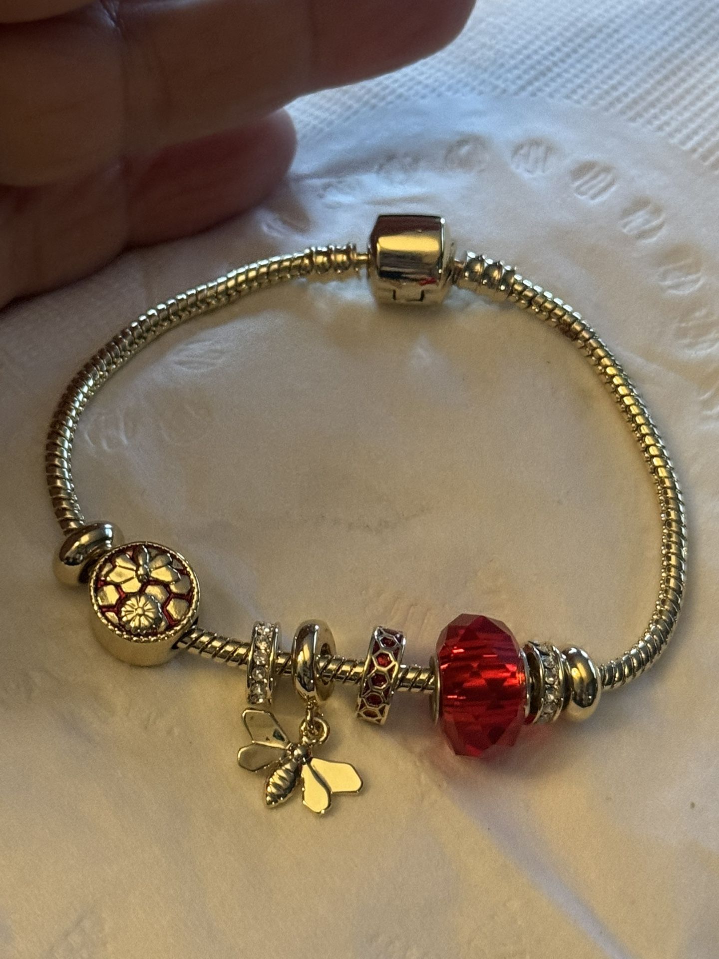 14k gold plated bracelet