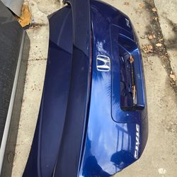 8th gen Honda Civic Si fg2 coupe 2007 oem rear trunk lid with wing clean parts