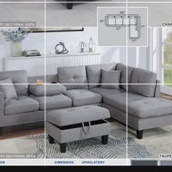 Sectional sofa new in box