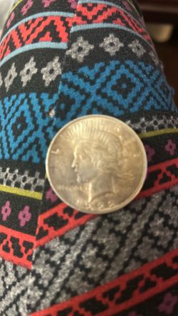 Peace coin sterling silver