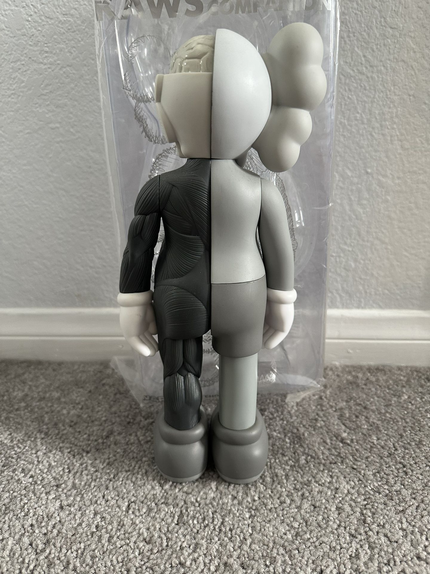 KAWS Companion Open Edition GREY Set (Original and Flayed) for