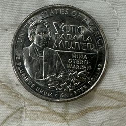 2022 Vito Para La Mujer Quarter With A Denmar Mint Mark