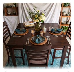 Dining room table and chairs