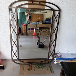Entry way table and mirror