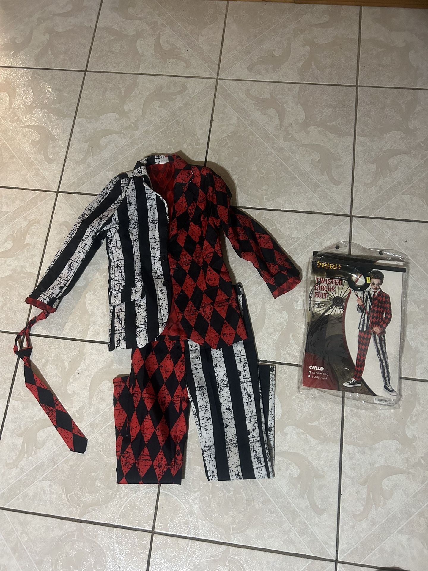 Boy Kids Twisted Circus Suit Size M
