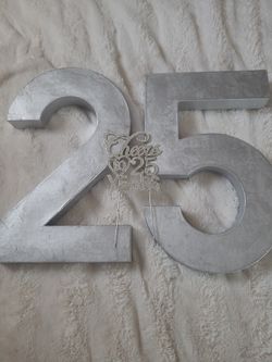 25 Year Anniversary or Birthday Decoration