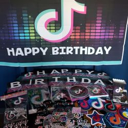Tiktok decorations tiktok party supplies tiktok balloons tik tok