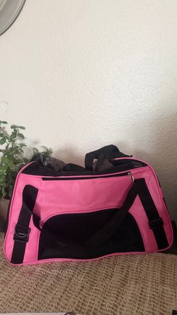 Pink and Black Pet Carrier Bag ✨new
