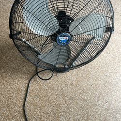 Black Industrial Fan