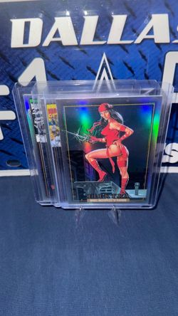 Marvel Skybox Elektra,QuickSilver,Morbius ‘Rainbow’ card lot! 3 cards total. NRM/M cond!