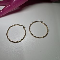Earrings  18. kGP. / Yellow Gold Italy Shiny  Earrings