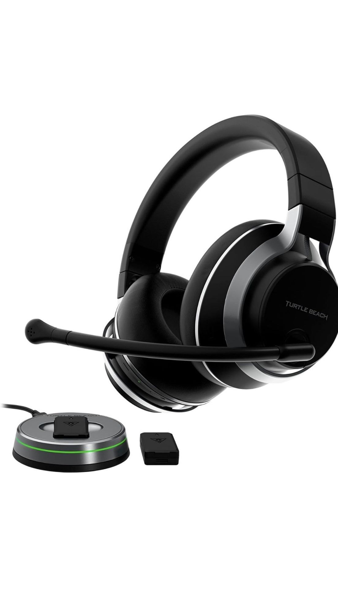 Turtle Beach Stealth Pro Multiplatform Wireless Noise-Cancelling Gaming Headset for Xbox Series X|S, Xbox One, PS5, PS4, PC, Mac, Mobile – Swappable B