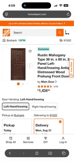 New  Rustic Wood Door
