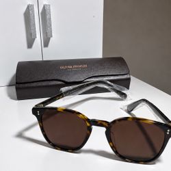 NEVER WORN: Oliver Peoples OV5345 Schyer Oval Brown Tortoise Sunglasses - Unisex