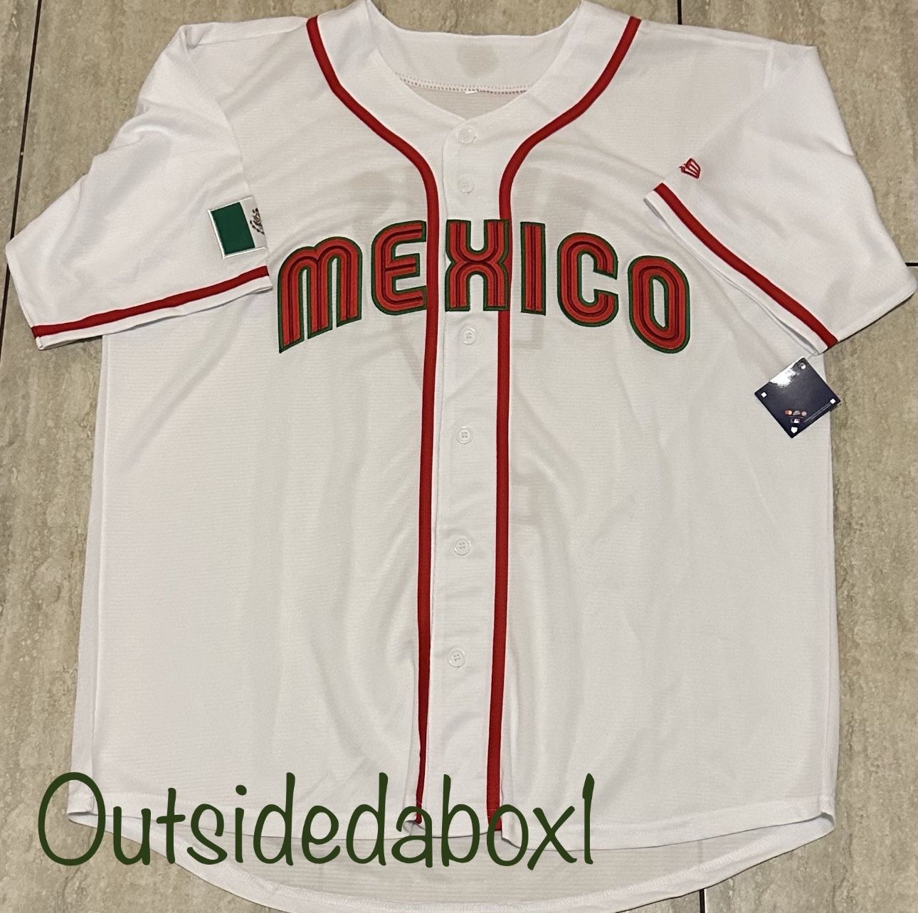 Julio Urias Mexico Baseball Jersey WBC Men's XL New! Fast