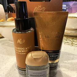 Bath & Body Works Mahogany Teak Wood Mini Set  (15 Sets Available)