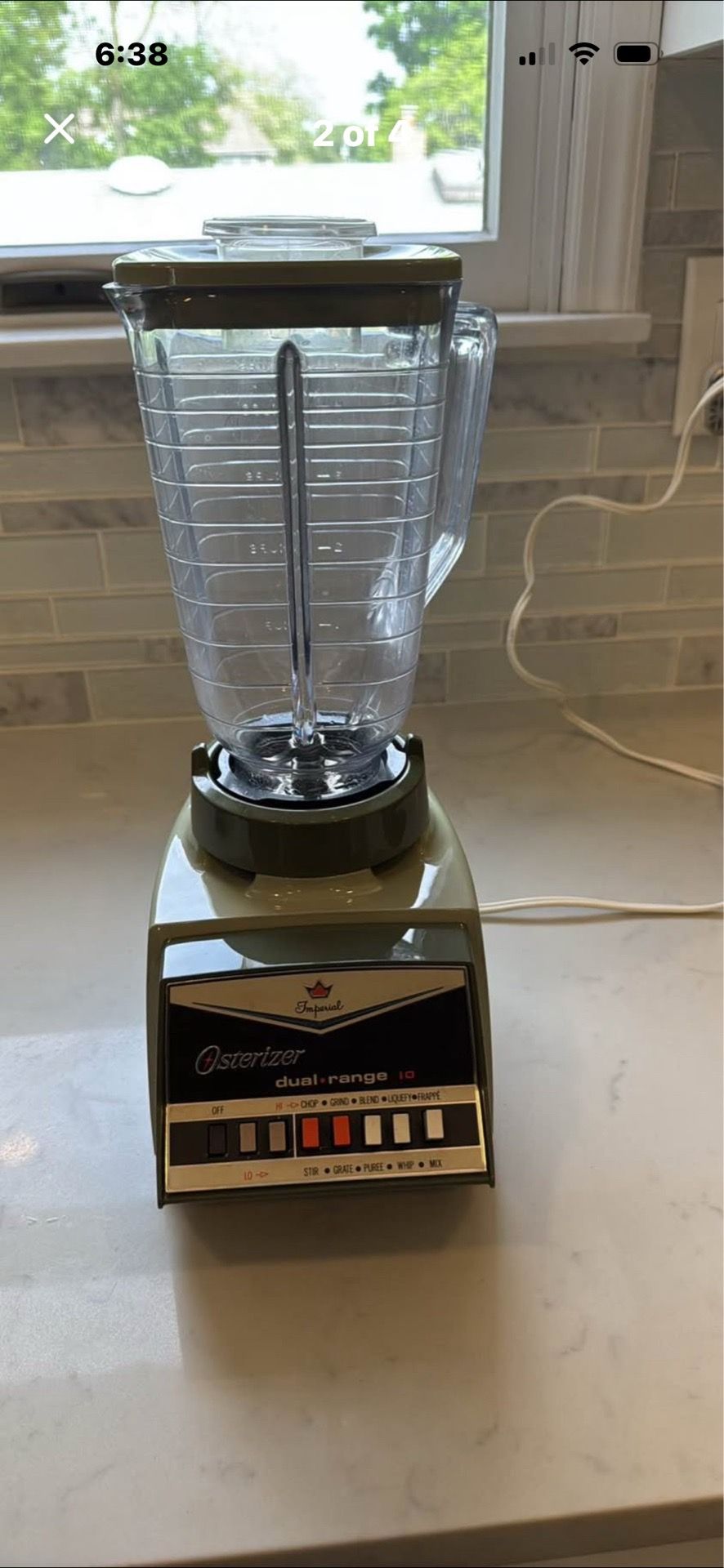 VINTAGE Osterizer Dual Range 10 Speed Blender