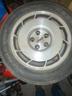 Corvette 4 Rims 3 Tires