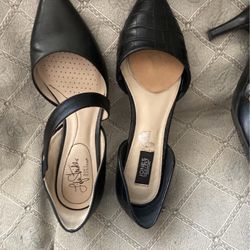 Nice  Women High Hill Shoes  $40  & Flat Jones $40 Size 8