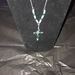 Sterling Silver Cross Necklace 