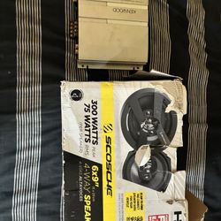 car speakers and 4 channel amp