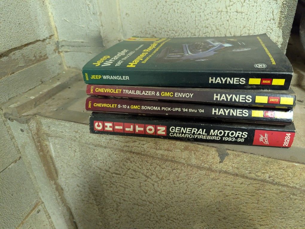 Chilton & Haynes Car Repair Books