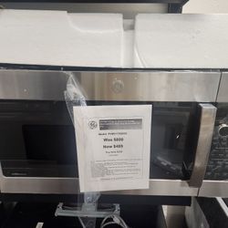 Profile 1.7 cu. ft. Over the Range Microwave in Stainless Steel with Air Fry