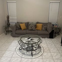 Sofa And End Tables 