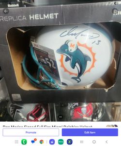 Dan Marnio Full Size Replica Helmet Signed with JSA