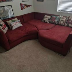 Beautiful 3 Piece Jigsaw Sectional Sofa 