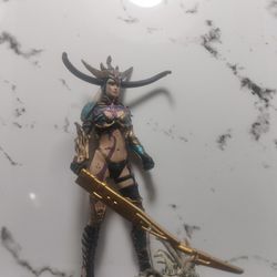 1998 McFarlane Spawn Dark Ages SKULL QUEEN Loose &  Figure & Accessories  (1201 )