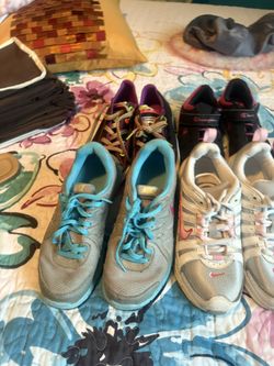 Four Pairs Of Girls Shoes