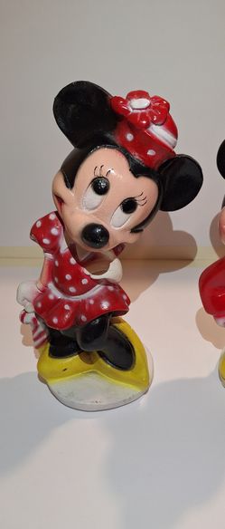 Minnie Mouse (3) Piggy Banks / Alcancias 1×$5 (see pics/ver fotos