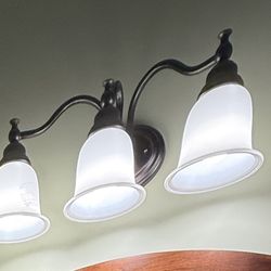 allen + roth Light Oil-Rubbed Bronze  Vanity Light