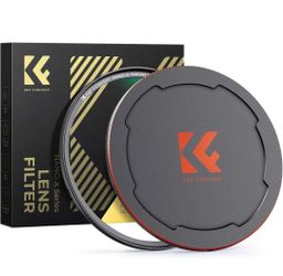 K&F CONCEPT 77mm Magnetic MC UV Lens Protection Filter + Lens Filter Cap with 28 Multi-Layer Coatings Waterproof/Scratch Resistant Ultra-Slim UV Filte