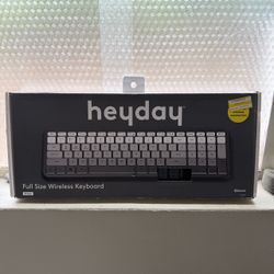 Full Size Bluetooth Gradient Keyboard - heyday™ Black