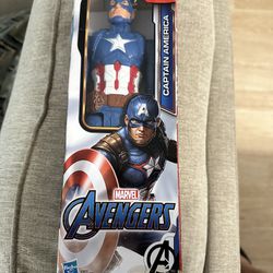 Marvel Avengers  Titan Hero Series  Captain America  Action Figure - 12 Inch Toy