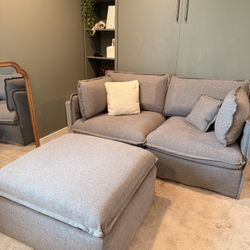 Anabei Washable Modular Sofa With Ottoman