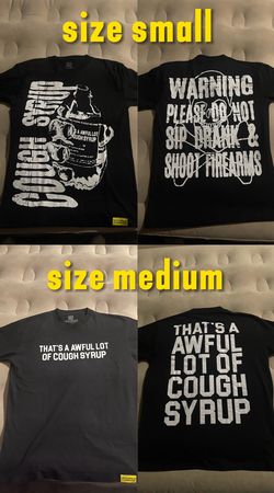 awful lotta cough syrup  tee