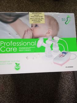 BabySteps Independent Double Electric Breast Pump, Motor Weighs 0.9 Pounds, With Bottle Adaptors