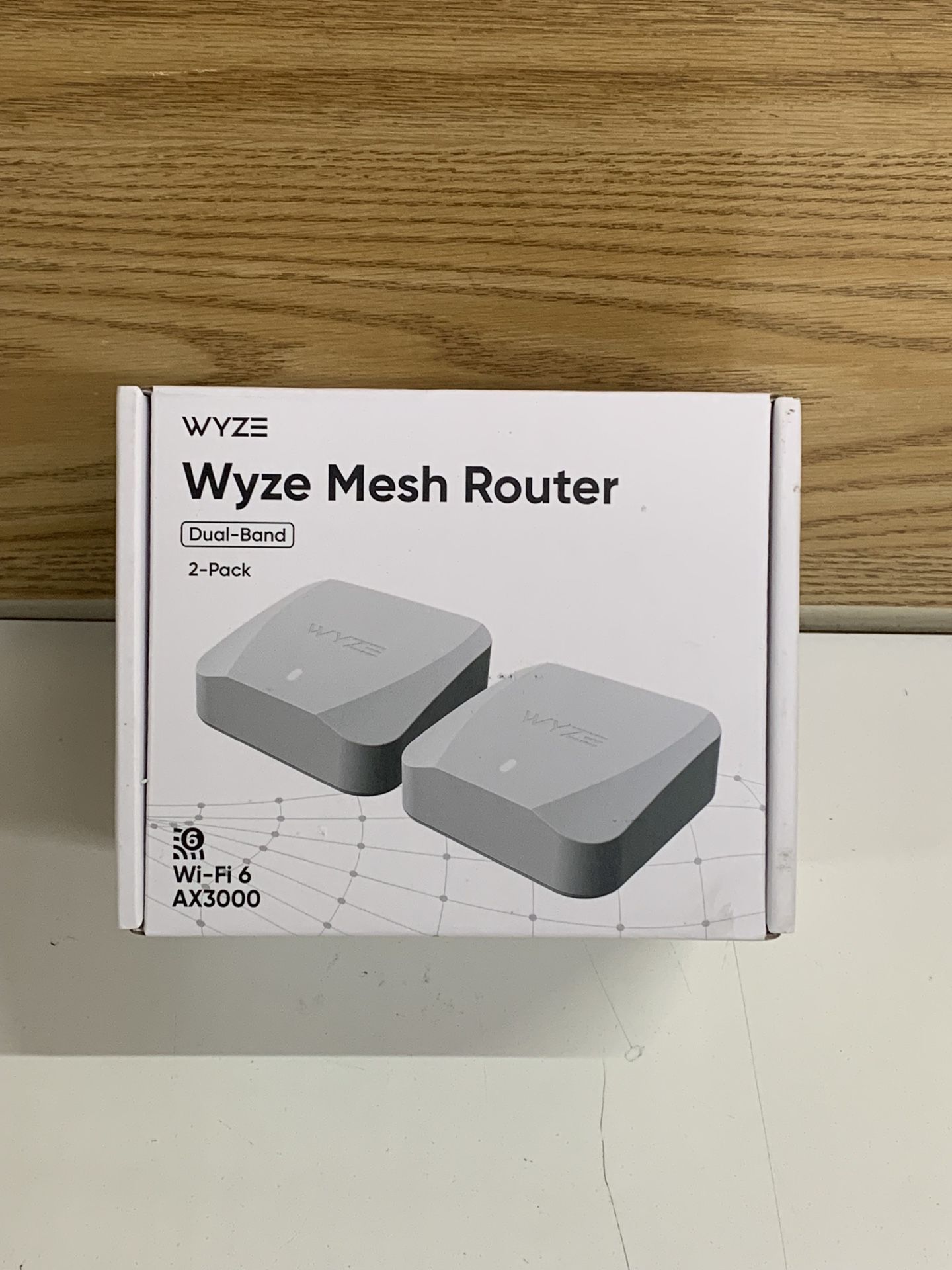 WYZE AX3000 Dual-Band WIFI 6 Mesh Router - 2PK WF6DBMRS